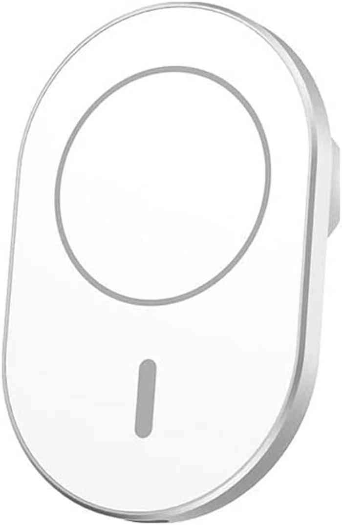 WiWU CH-306 15W LIBERATOR Magnetic Wireless Car Charger- Silver